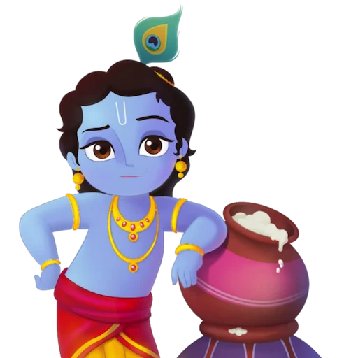 😐 Стикер «Lord Krishna» для Telegram