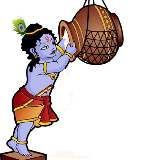 🤤 Стикер «Lord Krishna» для Telegram