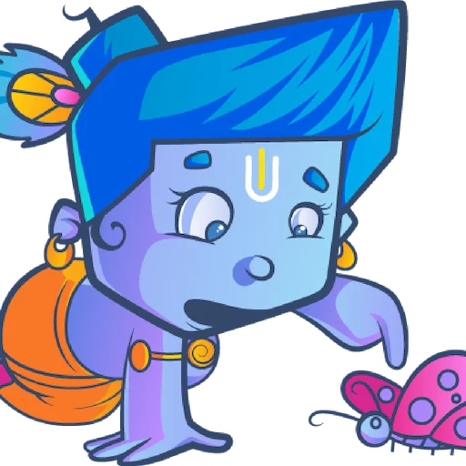 🧐 Стикер «Lord Krishna» для Telegram