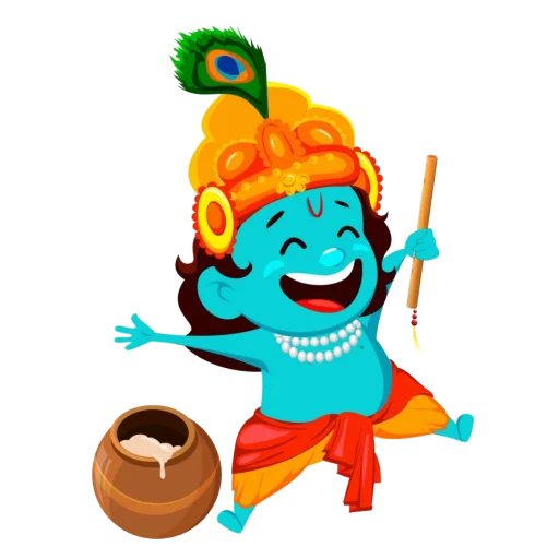 😄 Стикер «Lord Krishna» для Telegram