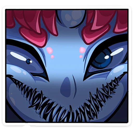 😈 Стикер «Лорелея» для Telegram