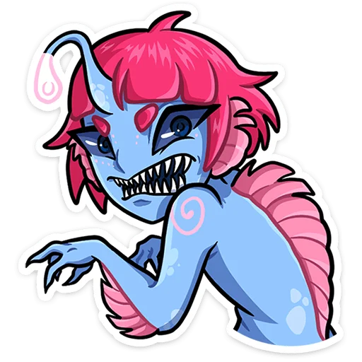 👹 Стикер «Лорелея» для Telegram