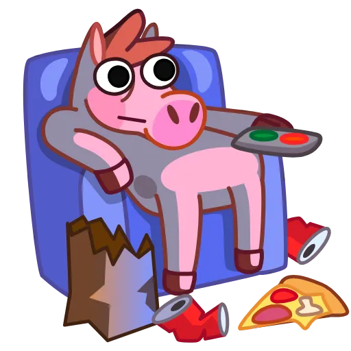 ⭐ Эмодзи «Лошадкус» для Telegram
