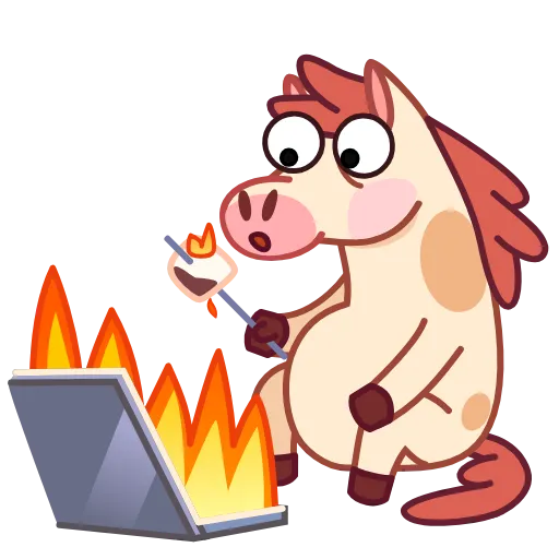 ⭐ Эмодзи «Лошадкус» для Telegram