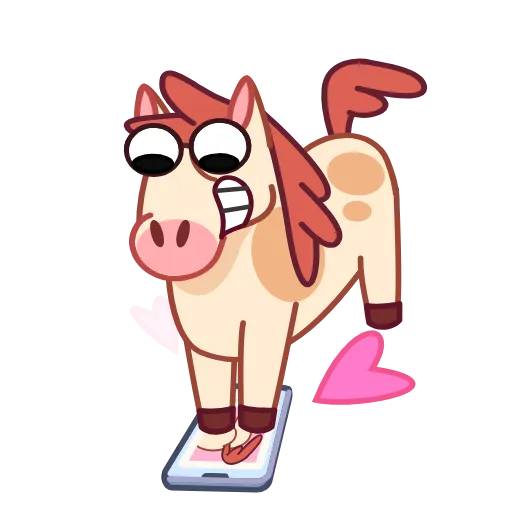 ⭐ Стикер «Лошадкус» для Telegram