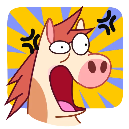 ⭐ Стикер «Лошадкус» для Telegram