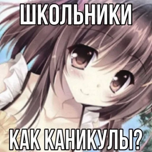 🤓 Стикер «Няшечки» для Telegram