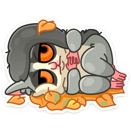 🍁 Стикер «Лулу» для Telegram