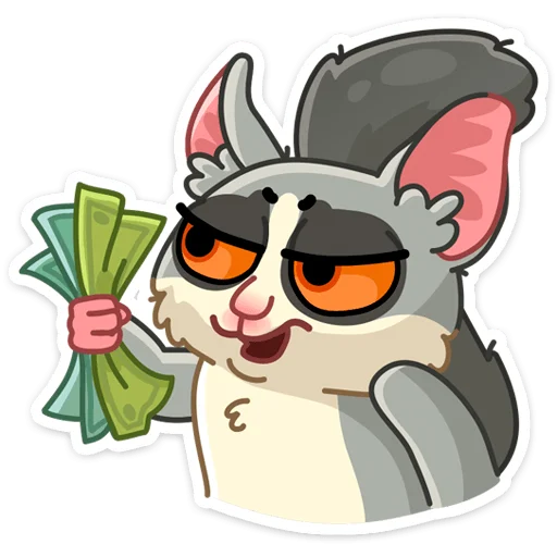🤑 Стикер «Лулу» для Telegram