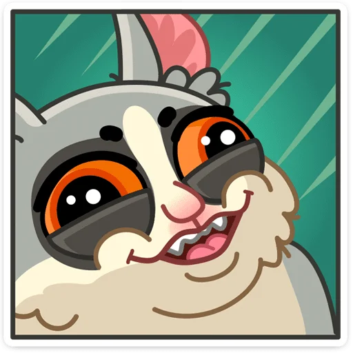 👹 Стикер «Лулу» для Telegram