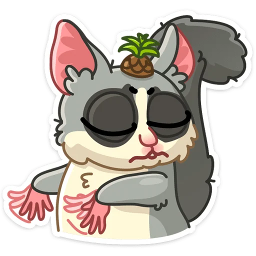 😐 Стикер «Лулу» для Telegram