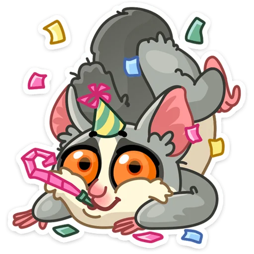 🥳 Стикер «Лулу» для Telegram