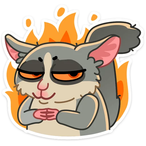 😈 Стикер «Лулу» для Telegram
