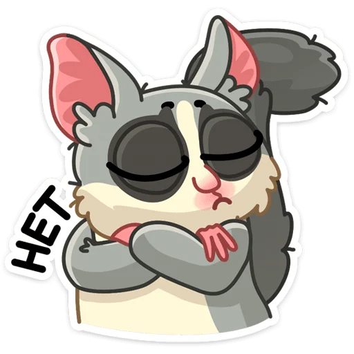 🙅‍♂️ Стикер «Лулу» для Telegram