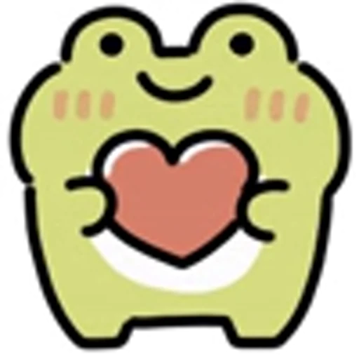 😊 Эмодзи «love frog» для Telegram