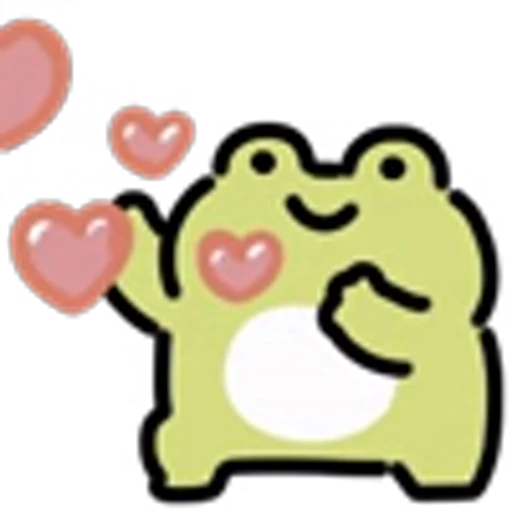 😊 Эмодзи «love frog» для Telegram