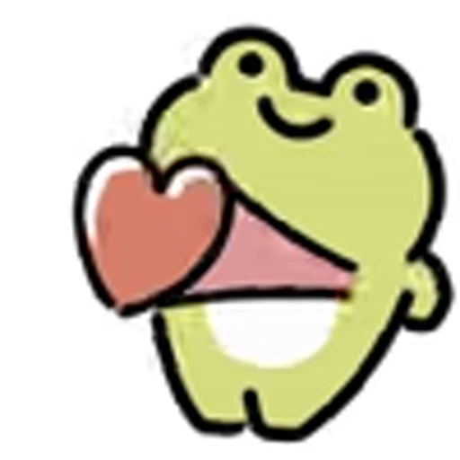 😊 Эмодзи «love frog» для Telegram
