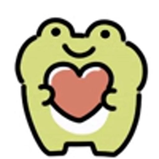 😊 Эмодзи «love frog» для Telegram
