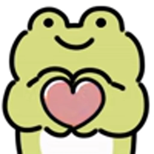 😊 Эмодзи «love frog» для Telegram