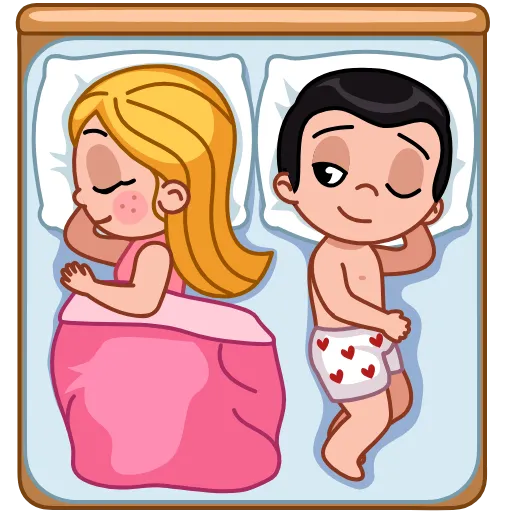 😴 Эмодзи «Love Is» для Telegram