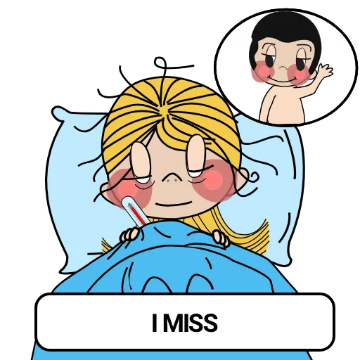 🤒 Эмодзи «Love Is» для Telegram