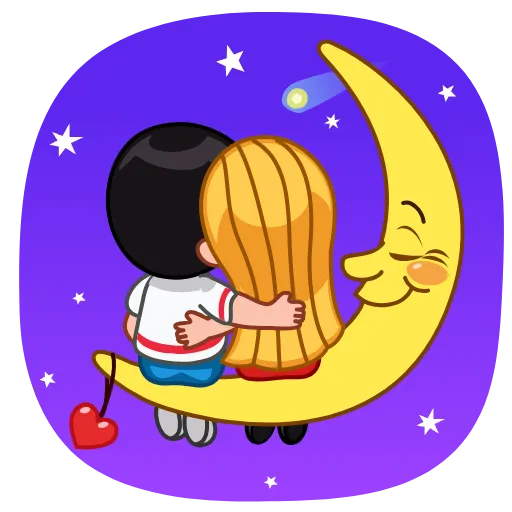 🤗 Эмодзи «Love Is» для Telegram
