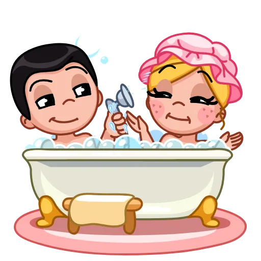🛁 Эмодзи «Love Is» для Telegram