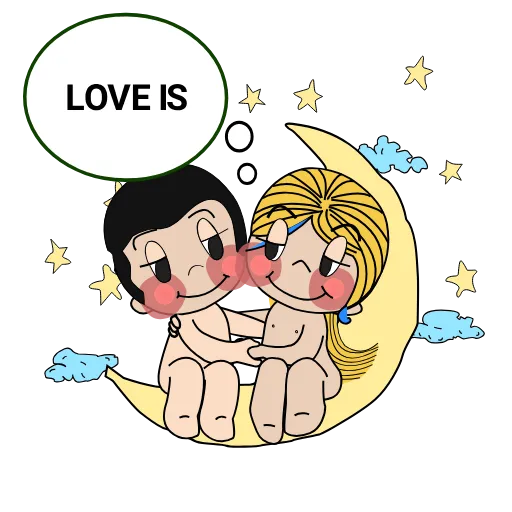 ❤️ Эмодзи «Love Is» для Telegram