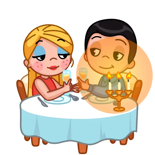 🥂 Эмодзи «Love Is» для Telegram