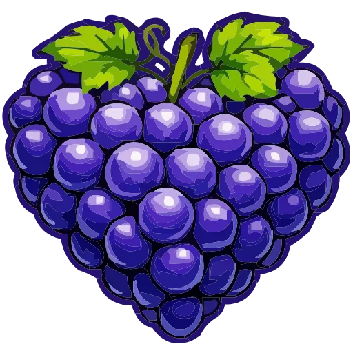 🍇 Эмодзи «love of food» для Telegram