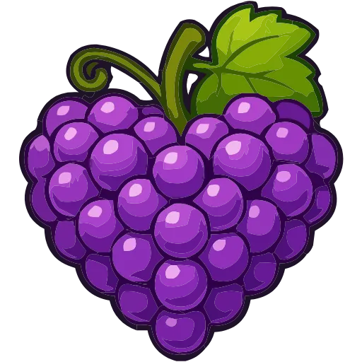 🍇 Эмодзи «love of food» для Telegram