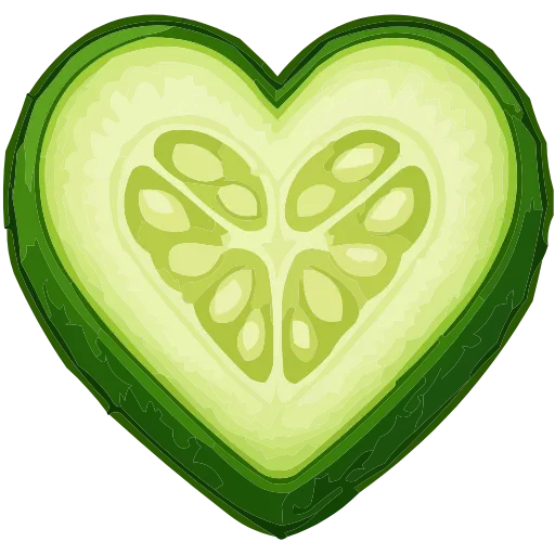 🥒 Эмодзи «love of food» для Telegram