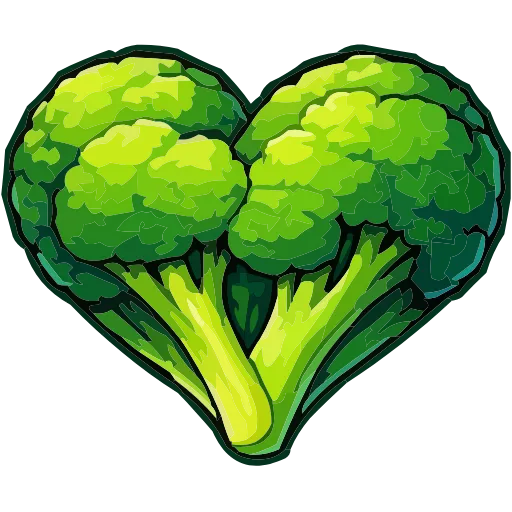 🥦 Эмодзи «love of food» для Telegram