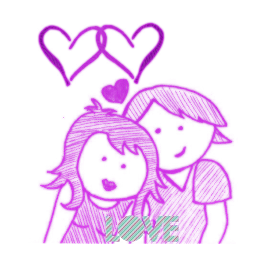 😍 Стикер «Love FOREVER» для Telegram