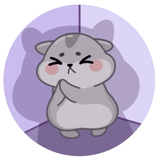 😨 Стикер «Love Hamsters» для Telegram