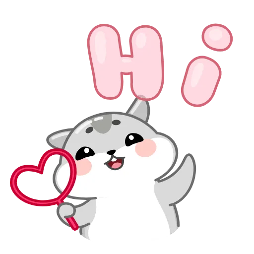 👋 Стикер «Love Hamsters» для Telegram