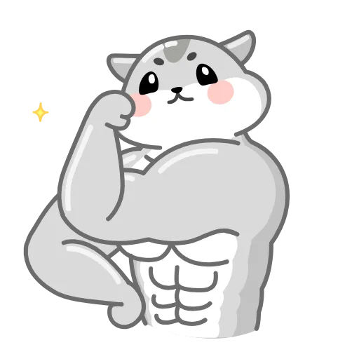💪 Стикер «Love Hamsters» для Telegram