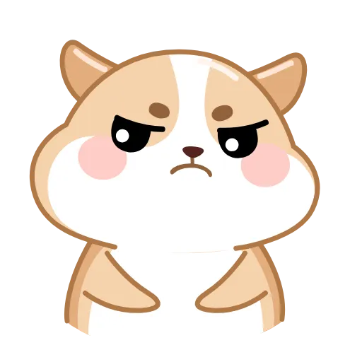 🤨 Стикер «Love Hamsters» для Telegram