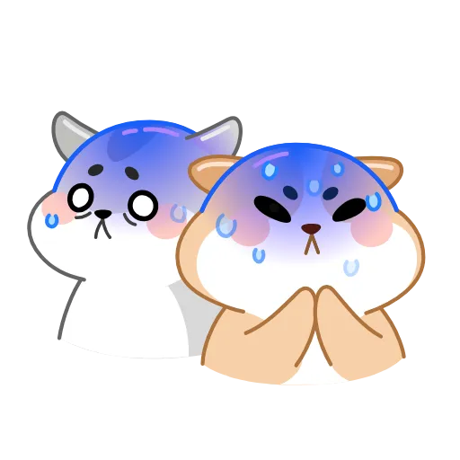😨 Стикер «Love Hamsters» для Telegram