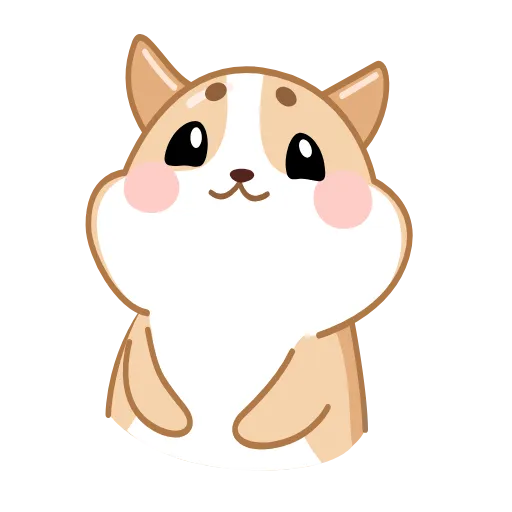 😍 Стикер «Love Hamsters» для Telegram