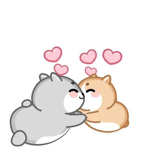 👐 Стикер «Love Hamsters» для Telegram