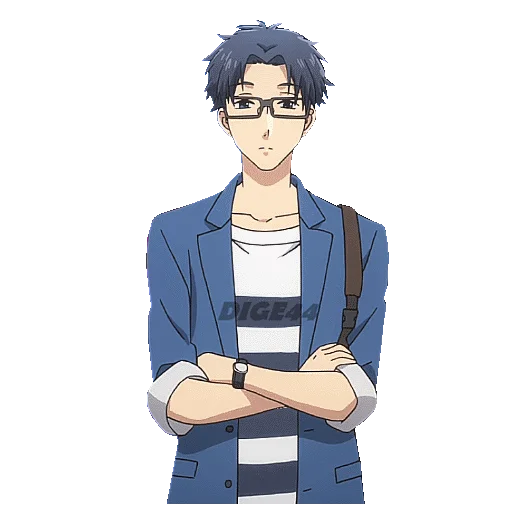 😏 Стикер «LOVE IS HARD FOR OTAKU» для Telegram