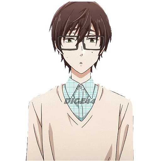 🤓 Стикер «LOVE IS HARD FOR OTAKU» для Telegram