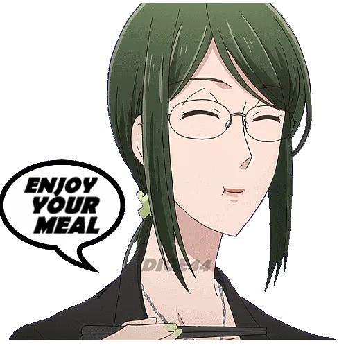 🍜 Стикер «LOVE IS HARD FOR OTAKU» для Telegram