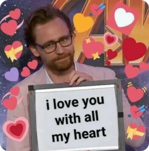😙 Стикер «lovely marvel heroes» для Telegram