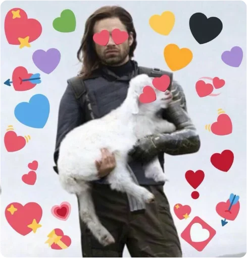 😌 Стикер «lovely marvel heroes» для Telegram
