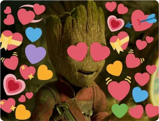 😍 Стикер «lovely marvel heroes» для Telegram