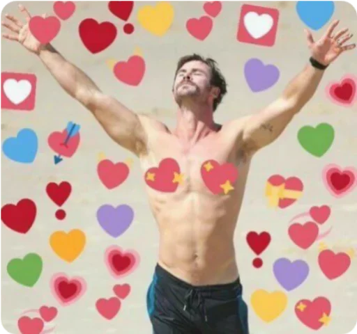 😌 Стикер «lovely marvel heroes» для Telegram