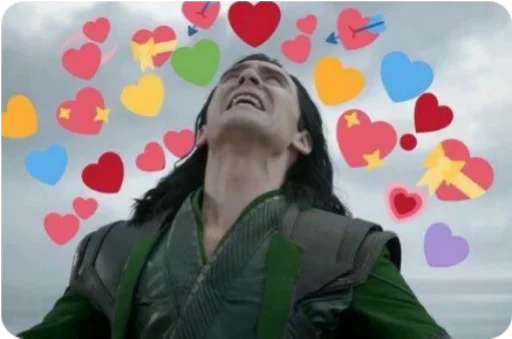 🤪 Стикер «lovely marvel heroes» для Telegram