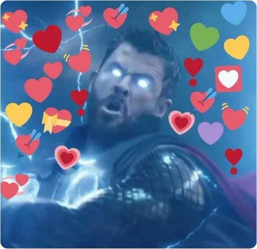 😗 Стикер «lovely marvel heroes» для Telegram